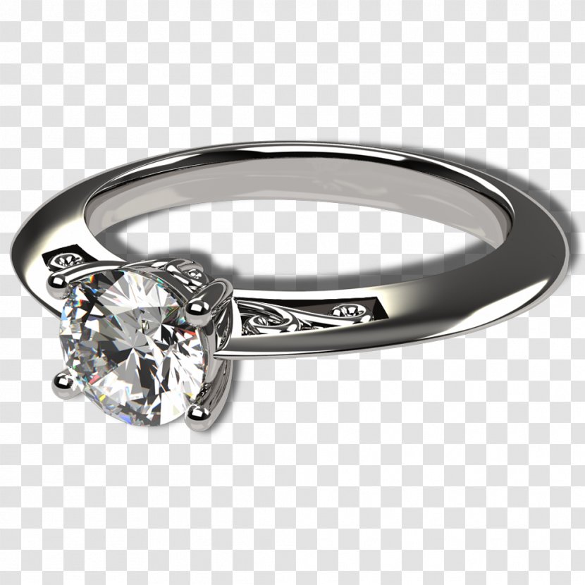 Silver Body Jewellery - Hardware - Creative Wedding Rings Transparent PNG