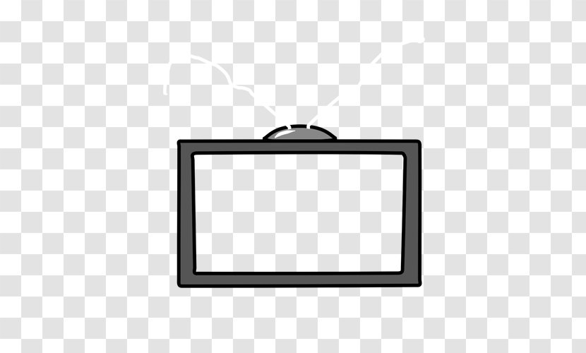 White Black Pattern - Television - And TV Transparent PNG
