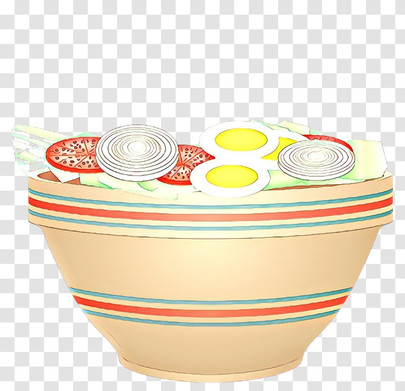Lid Yellow Bowl Dishware Tableware Transparent PNG