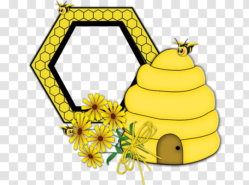 Honey Bee Clip Art Food - Qp Frame Transparent PNG