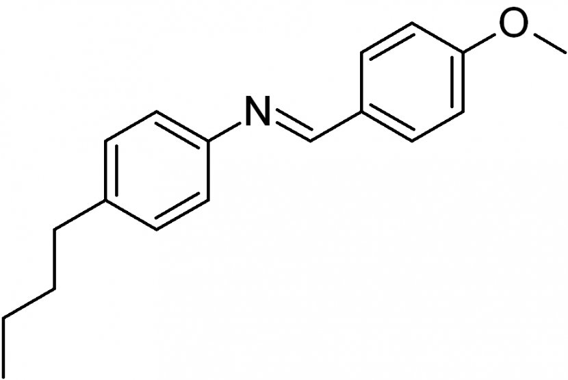 Liquid Crystal Anthranilic Acid - Phenyl Group - Monochrome Transparent PNG