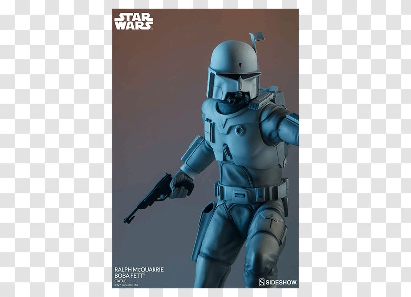 Boba Fett Figurine Film Star Wars Sideshow Collectibles - Poster Transparent PNG