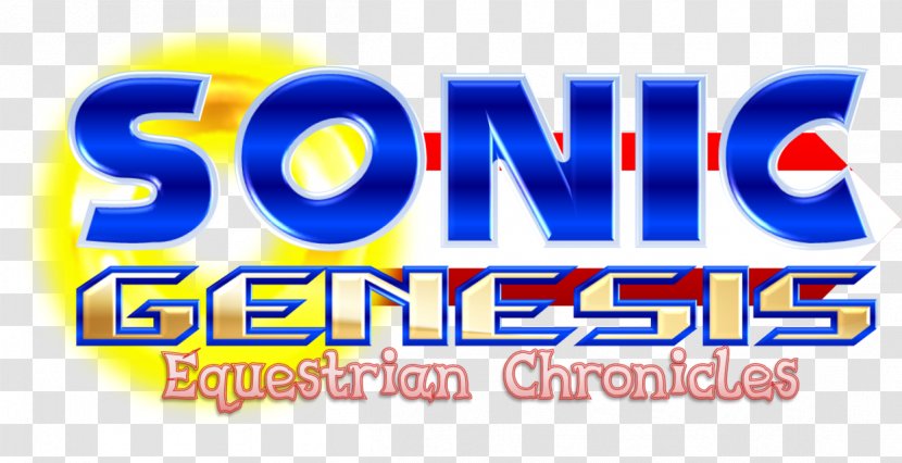 Logo Brand Banner Mega Drive - Sonic The Hedgehog - Text Transparent PNG