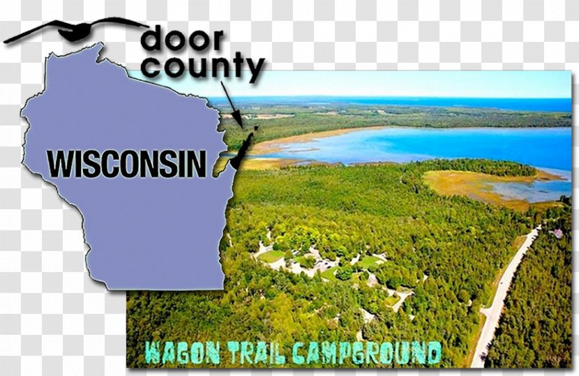 Wagon Trail Campground Campsite Vacation - Door County Wisconsin Transparent PNG