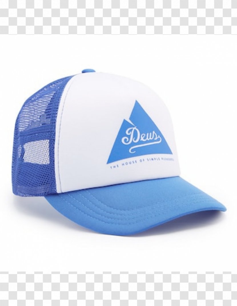 Baseball Cap Trucker Hat Blue - Electric Transparent PNG