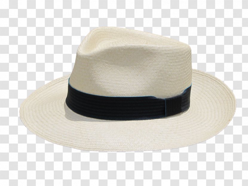 Panama Hat Fedora Straw Trilby - Side Cap - Hut Transparent PNG