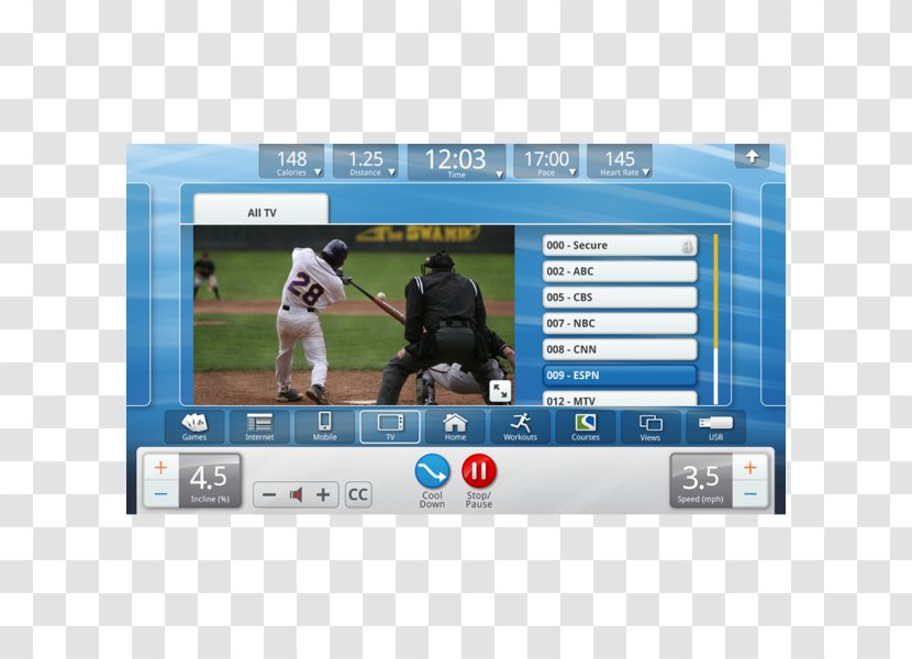 Television Video Display Device Electronics Multimedia - Software - Fitness Meter Transparent PNG