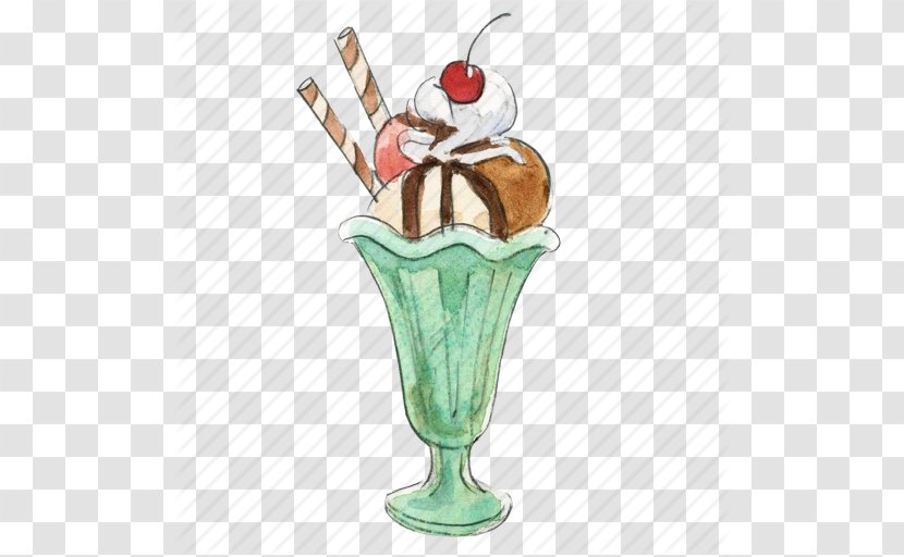 Sundae Ice Cream Cones Milkshake - Download For Free In High Resolution Transparent PNG