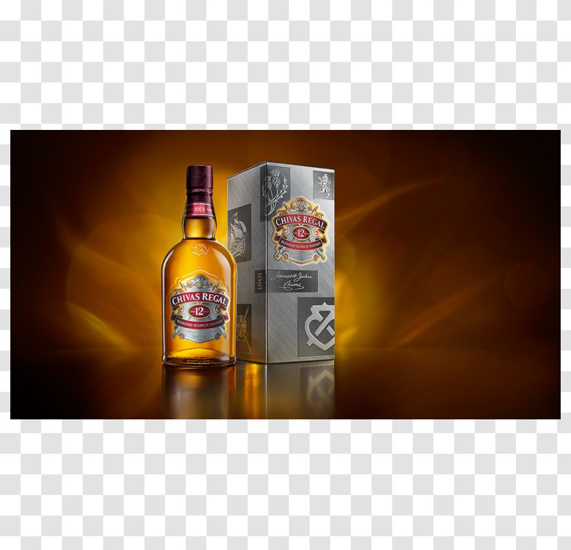 Chivas Regal Scotch Whisky Blended Whiskey Distilled Beverage - Wine Transparent PNG