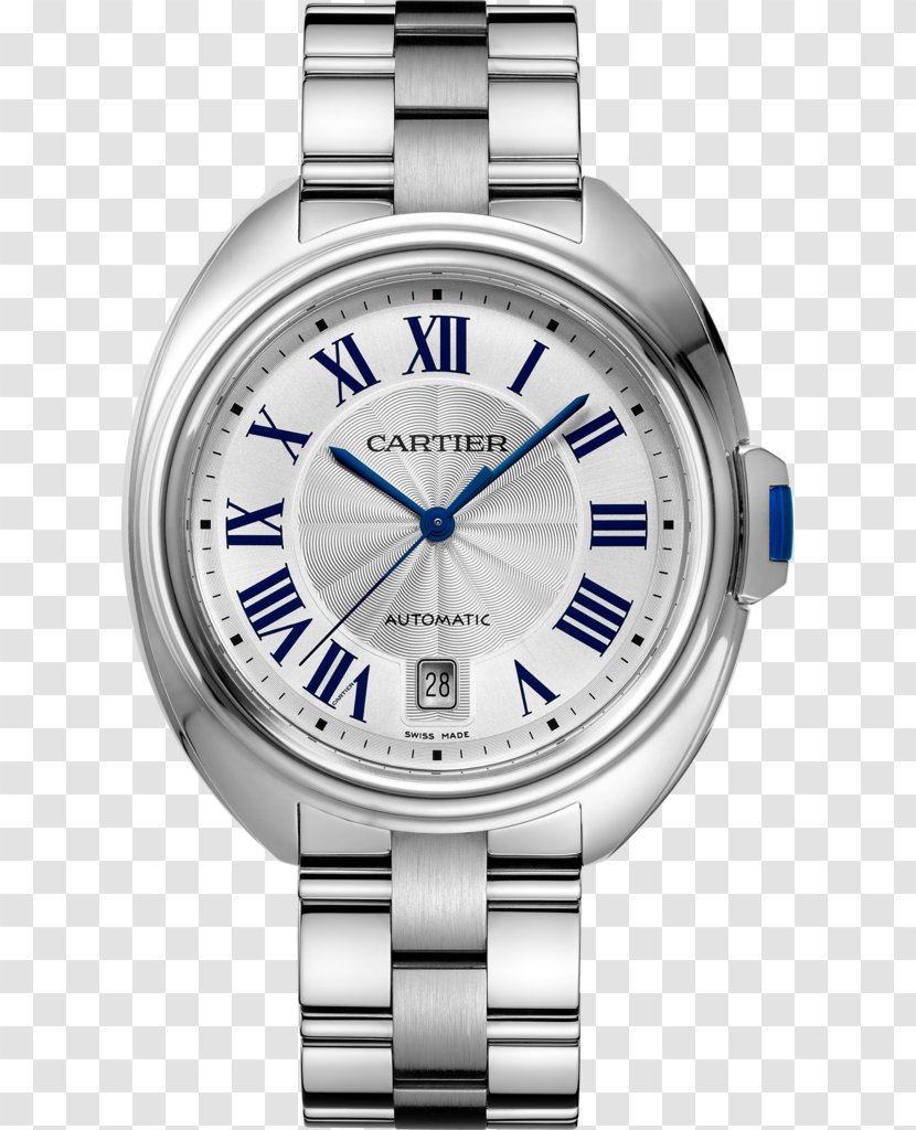 Cartier Automatic Watch Jewellery Movement - Strap Transparent PNG