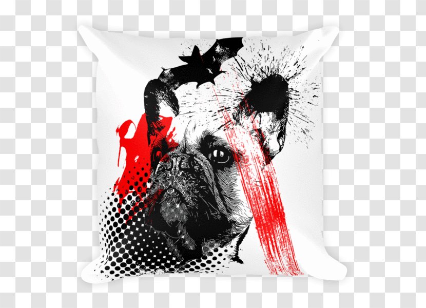 Trash Polka French Bulldog Tattoo Dog Breed - Like Mammal - Design Transparent PNG