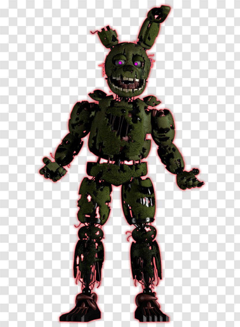 Five Nights At Freddy's 3 2 4 Source Filmmaker - Action Figure - Digital Art Transparent PNG