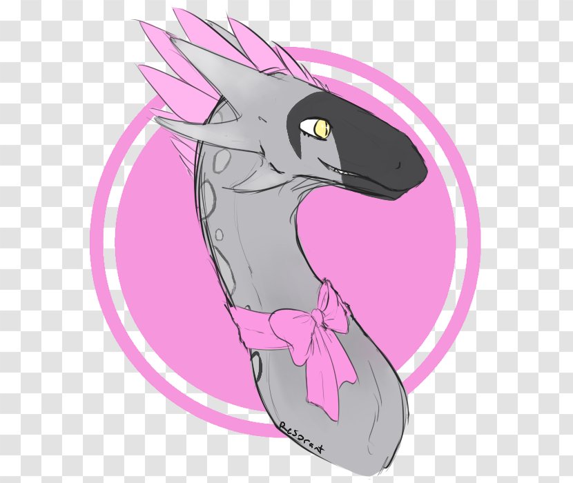 Beak Cartoon Pink M Mammal - Doodle PLANE Transparent PNG