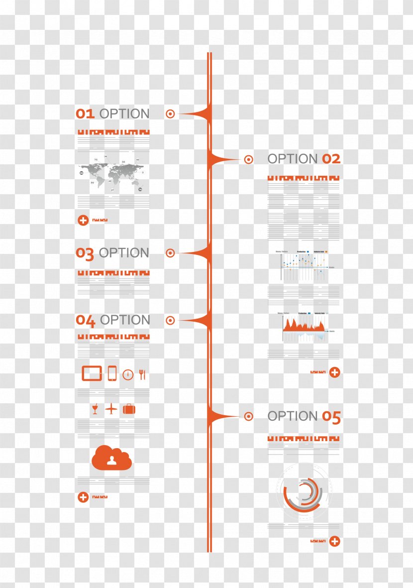 Timeline Infographic Graphic Design Icon - Information - Business Chart Transparent PNG
