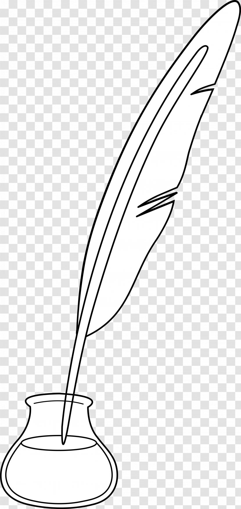 Paper Quill Pen Clip Art - Ink - Quail Transparent PNG