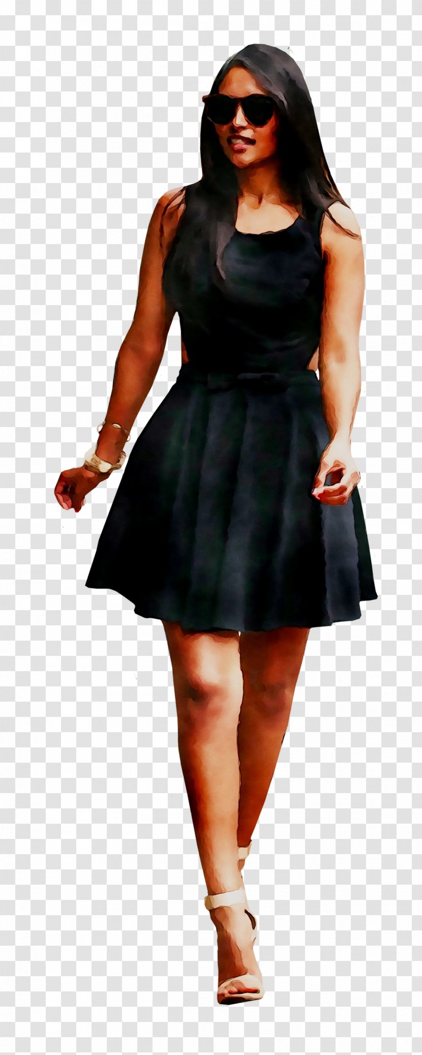 Little Black Dress Fashion - Neck Transparent PNG