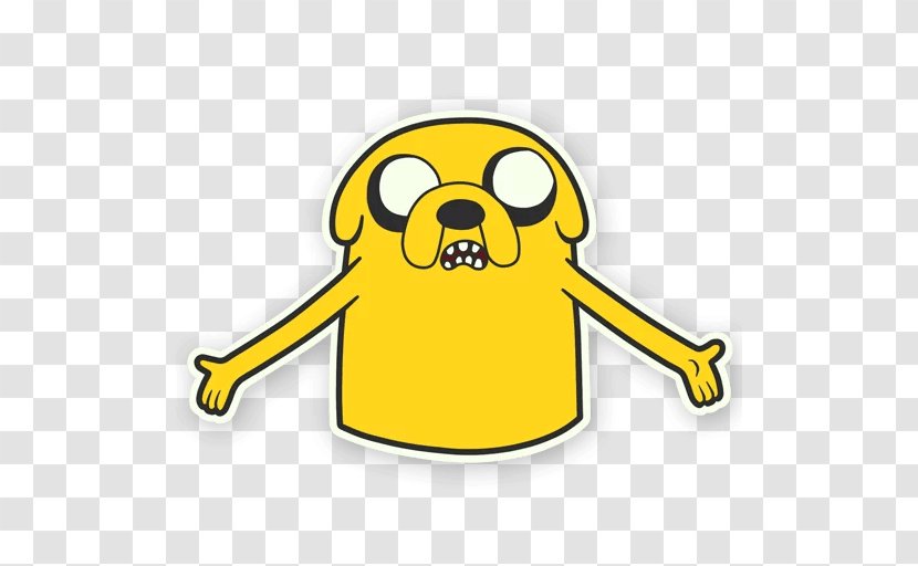 Jake The Dog Telegram Sticker Clip Art - Adventure Time - Queen Transparent PNG