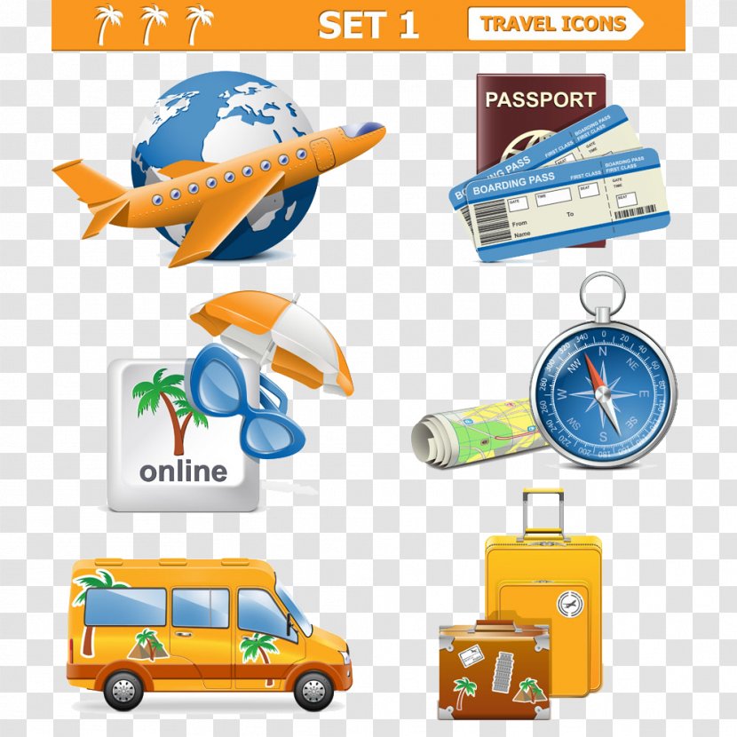 Air Travel Euclidean Vector Clip Art - Product Design - Creative Transparent PNG