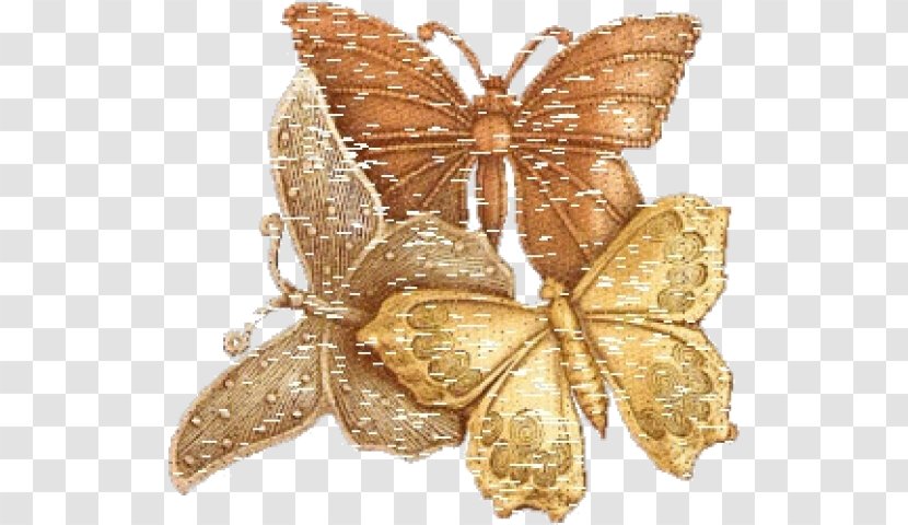 Monarch Butterfly Gold - Green Transparent PNG