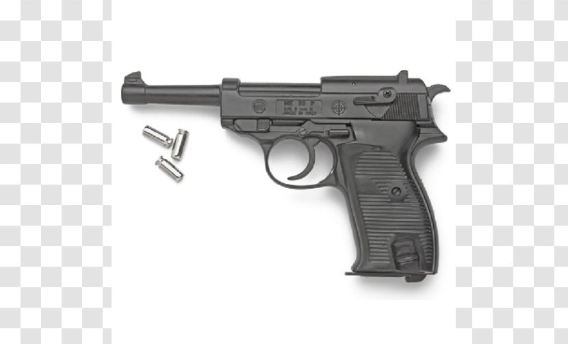 Blank-firing Adaptor Walther P38 Firearm Pistol - Automatic - Carl Gmbh Transparent PNG