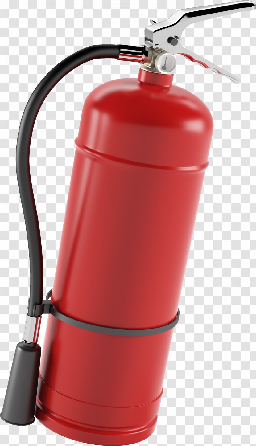 Fire Extinguisher Protection Firefighting Safety - Cylinder - Red Transparent PNG