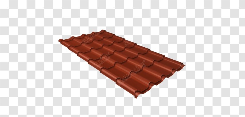 Blachodachówka Building Materials RAL Colour Standard Coating - Roof Tiles - Material Transparent PNG