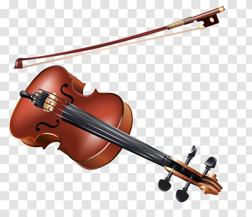 Violin Viola String Instrument Musical - Watercolor - Small Transparent PNG