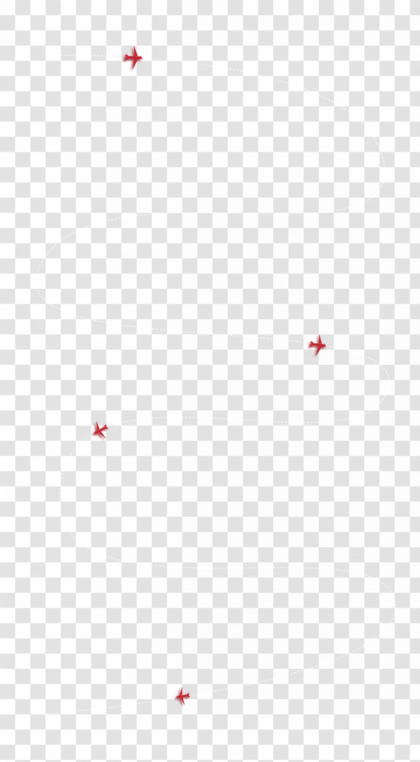 Line Point Angle Font - Red Transparent PNG