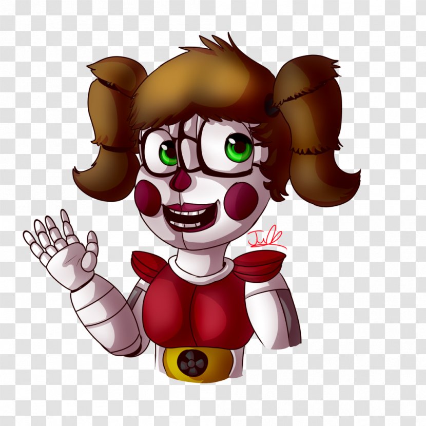 Five Nights At Freddy's: Sister Location Thumb Clown Vertebrate - Cartoon - Pizza Smile Transparent PNG