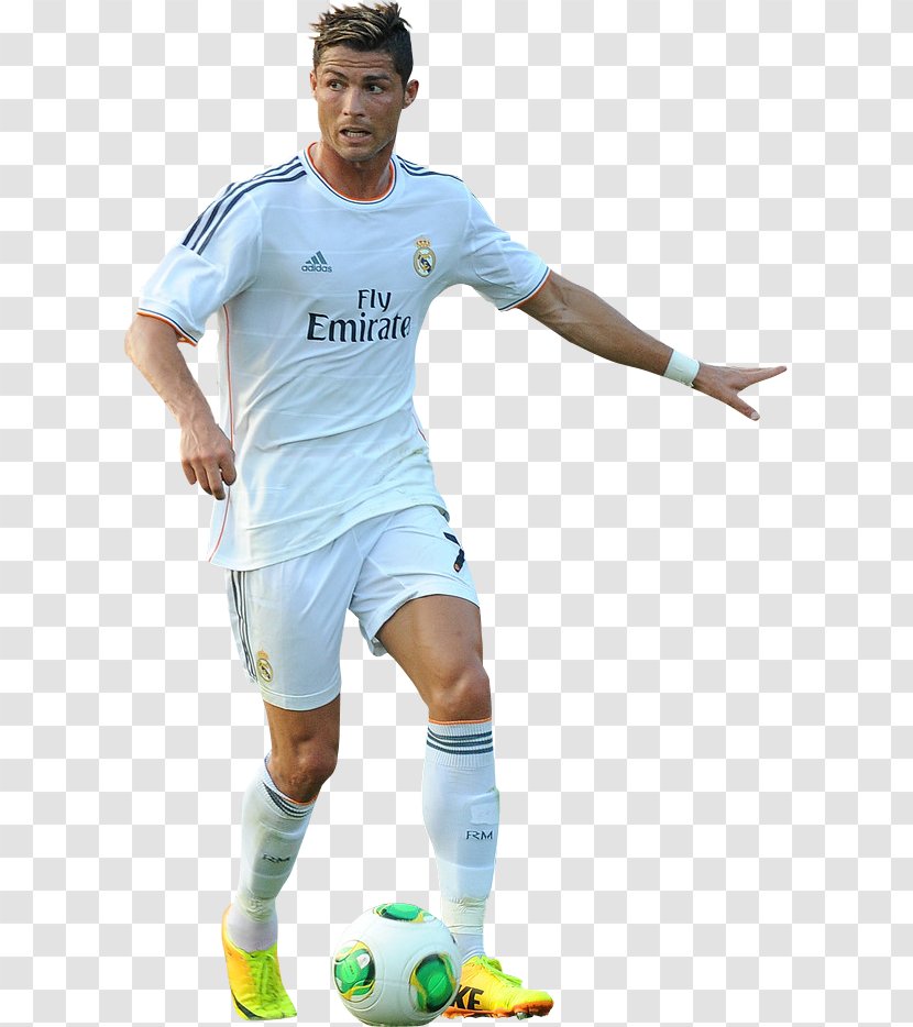 Cristiano Ronaldo Real Madrid C.F. Football Player Rendering - Sports Equipment Transparent PNG