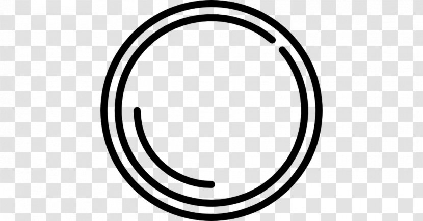 Bicycle Wheels Circle Number White - Black And Transparent PNG