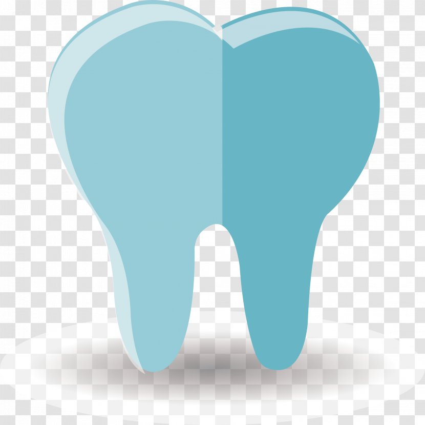 Tooth Mouth Smile Gratis - Silhouette - Blue Teeth Transparent PNG