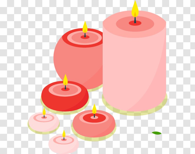 Cartoon Drawing Illustration - Artworks - Vector Pink Candle Transparent PNG