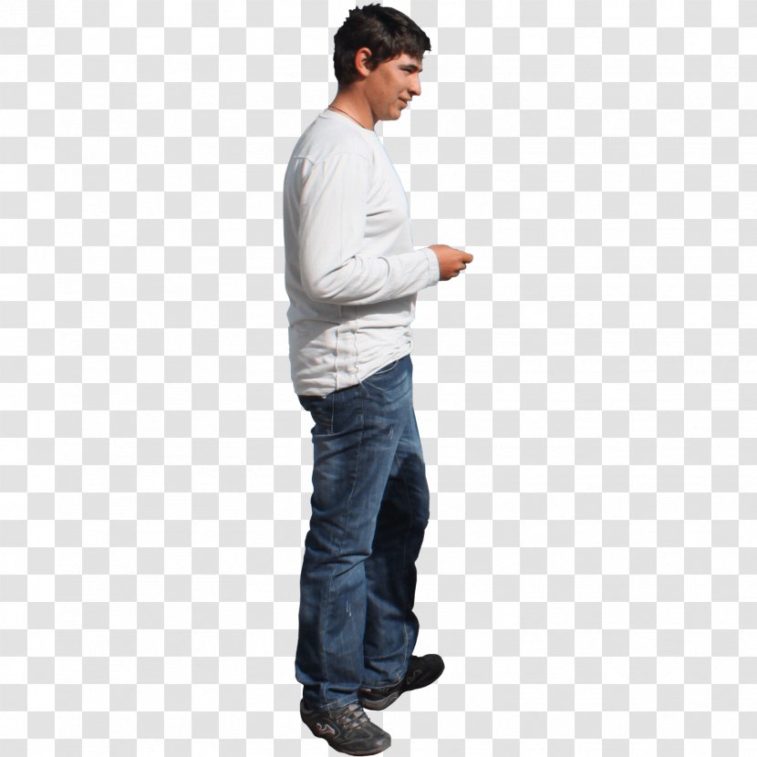 Standing Man Clip Art - Shoulder - Image Transparent PNG