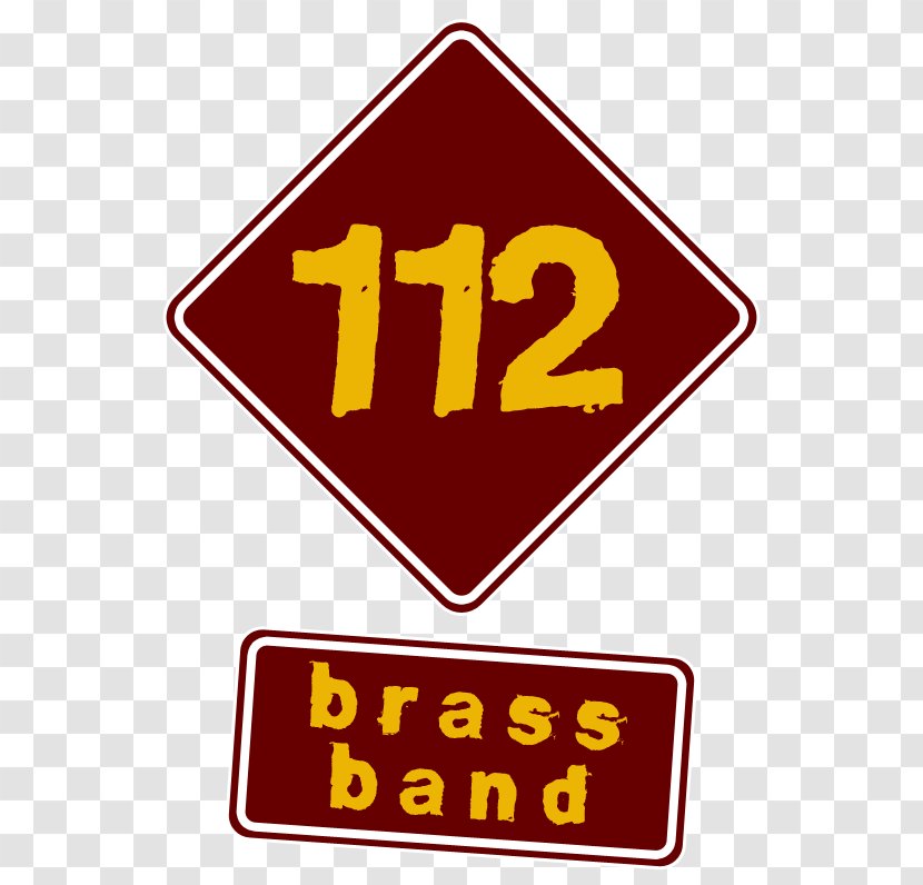 Traffic Sign Logo Brand Line - Text - BRASS BAND Transparent PNG