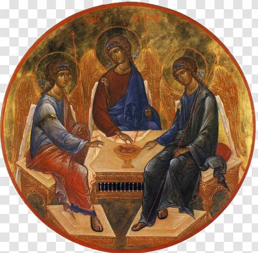 Trinity Sunday Painting Holy Icon - Art Transparent PNG