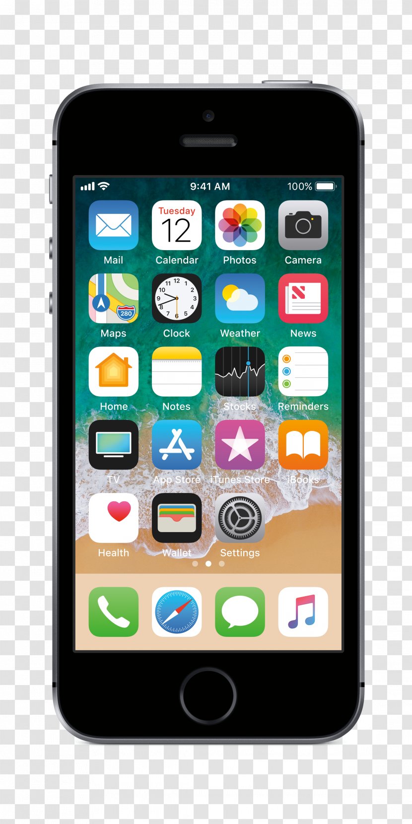 IPhone 7 X 4 SE 6s Plus - Mobile Phone - Apple Transparent PNG