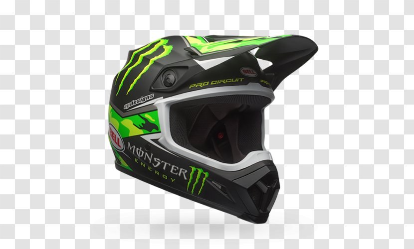 Motorcycle Helmets Monster Energy AMA Supercross An FIM World Championship Bell Sports - Ski Helmet Transparent PNG