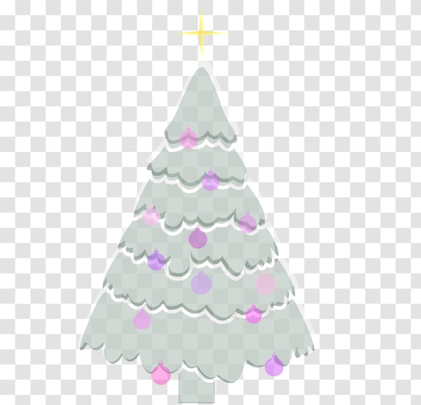 Christmas Tree Spruce Ornament Fir Pink M - Conifer Transparent PNG