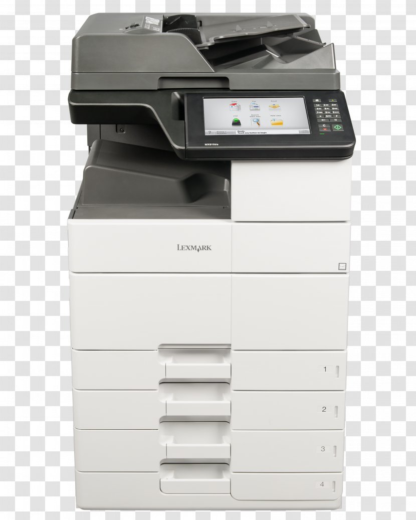 Multi-function Printer 26Z0173 Lexmark MX910de A3 Mono Multifunction Image Scanner - Windows Fax And Scan Transparent PNG
