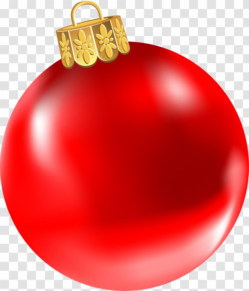 Red Christmas Ornament Sparkleball - Decoration - Sparkle Ball Transparent PNG
