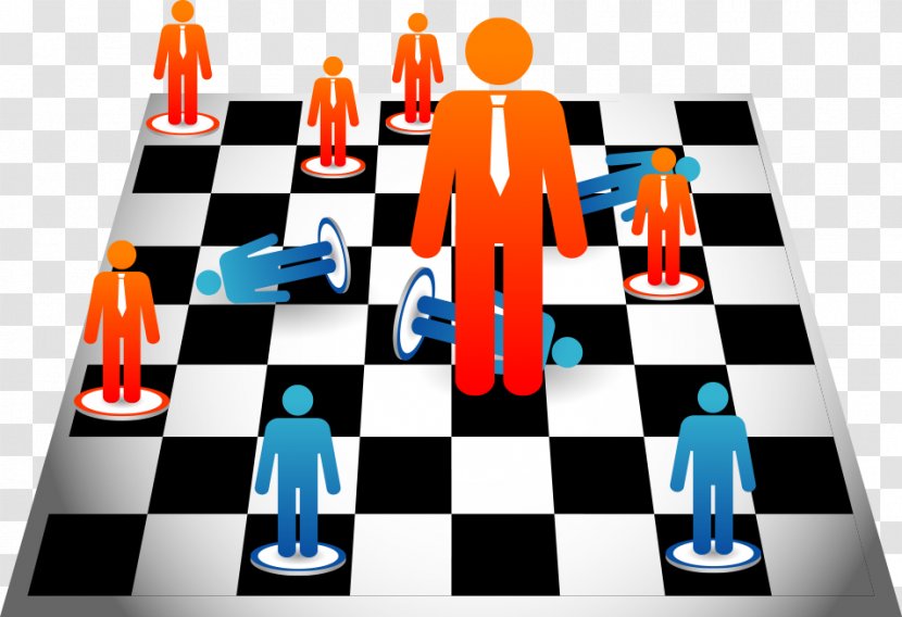 Chessboard Xiangqi Draughts Chess Piece - Game - Vector Business People Transparent PNG