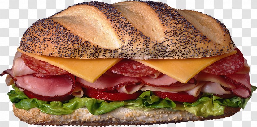 Submarine Sandwich Lettuce Butterbrot Fast Food Delicatessen - Whopper - Hot Dog Transparent PNG