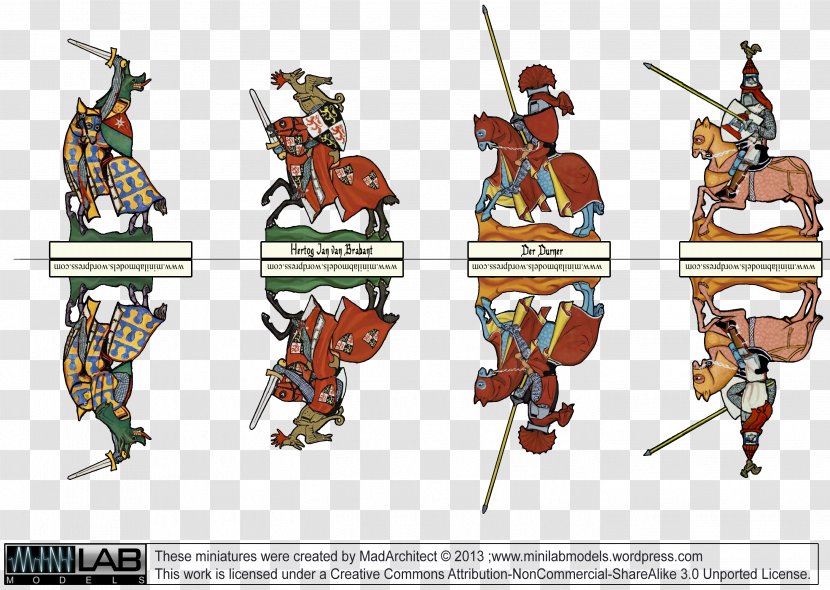 Codex Manesse Middle Ages Knight Lance Miniature - Word - Medival Transparent PNG