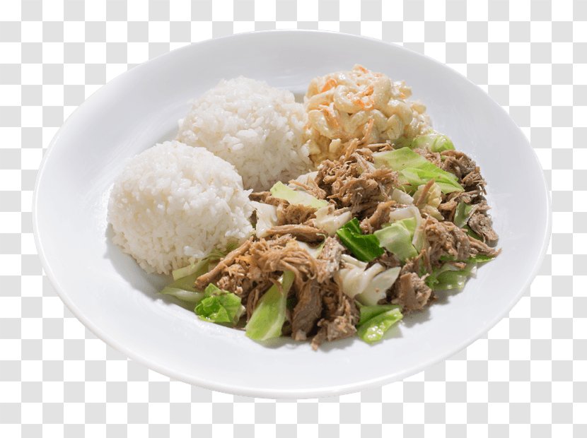 Cuisine Of Hawaii Macaroni Salad Chinese Loco Moco Barbecue - Kalua - Cabbage Transparent PNG