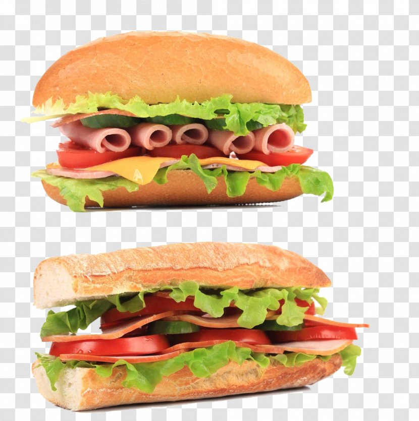 Hamburger Ham And Cheese Sandwich Club Fast Food - Cheeseburger - American Burger Transparent PNG