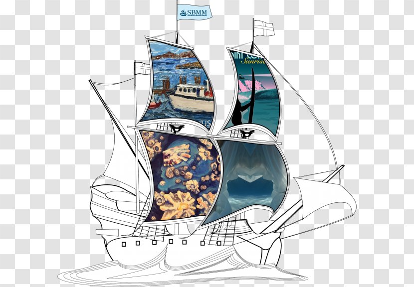 Water Illustration Caravel Cartoon Boat Transparent PNG