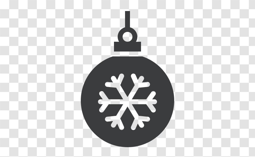 Snowflake - Silhouette - Bell Ball Transparent PNG