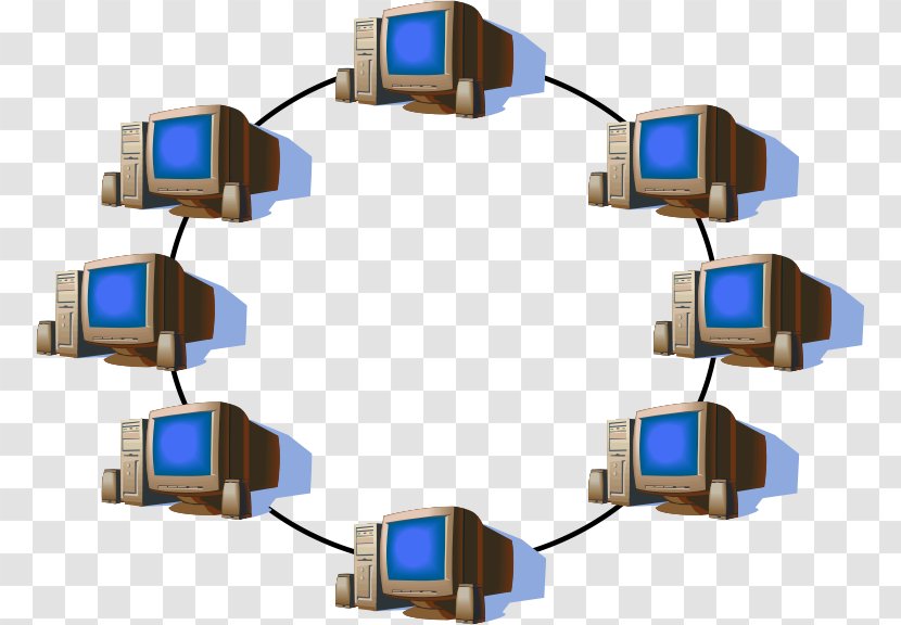 Computer Network Topology Ring Topologi Bus - Node Transparent PNG