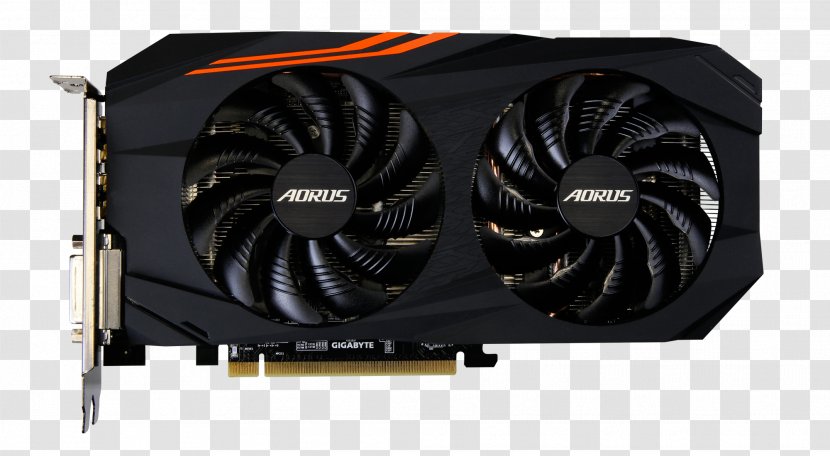 Graphics Cards & Video Adapters AMD Radeon RX 570 580 Gigabyte Technology - Aorus Transparent PNG